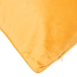 Подушка Ardesto 45х45см велюр, 100% поліестер, жовтий (ART1032YE) - мініатюра 4