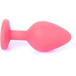 Силіконова анальна пробка Boss Of Toys Boss Series - Jewellery Red Silicon Plug Small Blue S, BS6400080, Червоний / синий - мініатюра 6