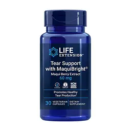 Екстракт ягід маки Life Extension Tear Support with MaquiBright 60 mg, 30 вегакапсул для підтримки очей