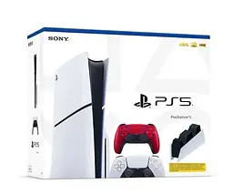 Ігрова консоль Sony PlayStation 5 Slim 1 ТБ + DualSense Volcanic Red + Charging Station - мініатюра 6