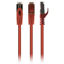 Патч-корд 2м S/FTP Cat 6A CU LSZH red Cablexpert (PP6A-LSZHCU-R-2M) - мініатюра 1