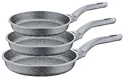 Набір сковорідок O.M.S. Collection 3255-Grey 3 предмети - мініатюра 1