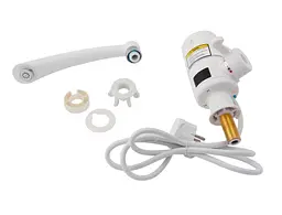 Проточний кран-водонагрівач кухонний Lidz Warm 057, White/Chrome LDWAR057WCR24983 - мініатюра 5