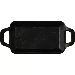 Чавунна мініформа з серверувальною дошкою MasterPro Cook & share 17х10 см прямокутна (BGMP-3807-4) - мініатюра 4