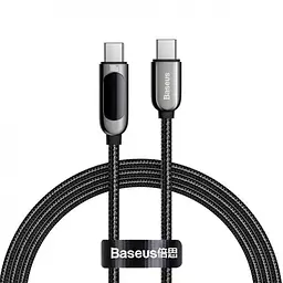 Кабель Baseus Display Fast Charging Data Cable Type-C to Type-C 100W 1m CATSK-B01 Black - мініатюра 5