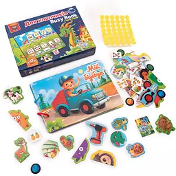 Розвиваюча гра Vladi Toys з липучками. Бізі бук. Для хлопчиків (VT1310-10) - мініатюра 2