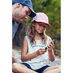 Кепка Buff Kids 5 Panels Cap heavens pink Білий-Рожевий - мініатюра 5