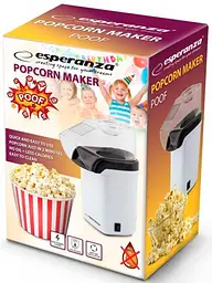 Апарат для приготування поп-корну Esperanza EKP005W Poof - мініатюра 6