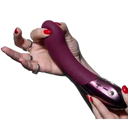 Вібратор для точки G Hot Octopuss Kurve Treble and Bass Technology 2 двигуна м'який кінчик - мініатюра 8