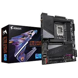 Материнська плата Gigabyte Z790 AORUS ELITE X WIFI7 (Z790 AORUS ELITE X WIFI7) (Socket 1700, Intel Z790, ATX) Б/в - мініатюра 4