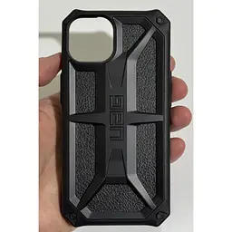 Оригінальний протиударний чохол UAG Monarch для iPhone 13 / iPhone 14 (6.1") Black Leather (113171114040) - мініатюра 4