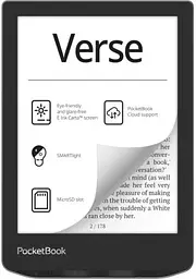 Електронна книга 6" 629 Verse, Mist Grey, WiFi, 1024x758 (E Ink Carta) PocketBook teh0028665