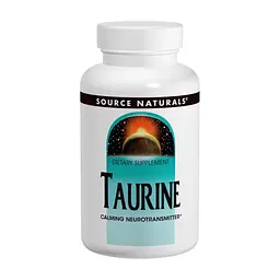 Амінокислота Source Naturals Таурін, 500 мг, 60 таблеток (SN1280)