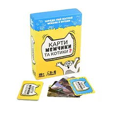 Карткова настільна гра «Карти мемчики і котики 2» 30735, 110 карток - мініатюра 2
