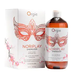 Гель для NURU-масажу Orgie - Noriplay Energizer (500 мл), екстракт гінкго білоба, захисне простирадло Orgie 21296; 69-21296; 71250051331; OR21296; SX1527 101151 - мініатюра 1