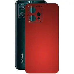Защитная пленка StatusSKIN для Realme 9 Pro Plus Корпус Винил красная матовая