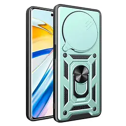 Чохол Ummi Camshield Serge Ring для Xiaomi Redmi 14C / A4 / Poco C75 / M7 5G Зелений / Green - мініатюра 2