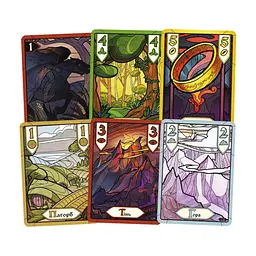 Настільна гра Geekach Games Братство Персня. Карткова гра (The Fellowship of the Ring The Trick Taking Game) (укр.) (GKCH224fs) - мініатюра 4