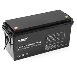 Акумуляторна батарея для ДБЖ Must LiFePO4 25.6 V / 100 А*ч (LP15-24100) - мініатюра 2