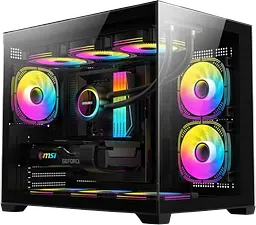 Корпус GTL Gaming Abyss RGB Black (GTLN285M) - мініатюра 2