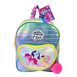 Дитячий рюкзак My Little Pony з героями мультфільму, голографічна вставка, брелок, для садочка та прогулянок - мініатюра 6