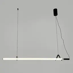 Трубчастий LED світильник із чорним корпусом 100 см | Line F | Арт. NO17-1000L BK - мініатюра 7