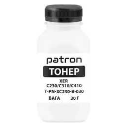 Тонер XER C230/C310/C410, 30 г, Black Patron (PN-XC230-B-030)