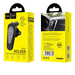Автотримач Hoco CA37 Air Outlet Multi-function Magnetic Mount Black-Gray [38575] - мініатюра 5