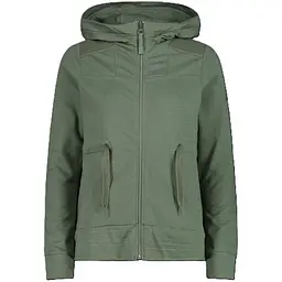 Флісова кофта CMP Women's Fleece with Drawstring Waistband Swamp XS (1097-34D5586-E452 36)