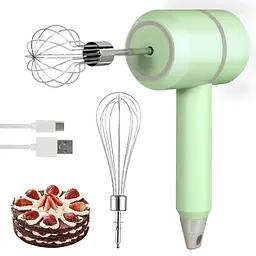 Акумуляторний міксер USB Electric Whisk з 2 насадками 223-13