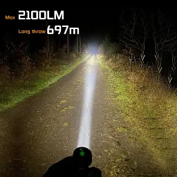 Ручний ліхтарик Sofirn IF22A дальнобійний акумуляторний світлодіодний ліхтар Black (19282) - мініатюра 6