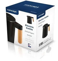 Електрочайник із регулятором температури Concept RK3301 Salt & Pepper - мініатюра 10
