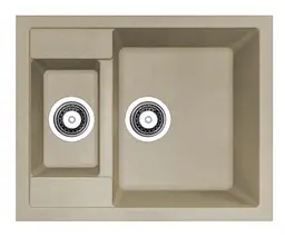 Кухонна мийка Adamant DUPLEX сахара 610x495x200 мм, з додатковою чашею 61 см