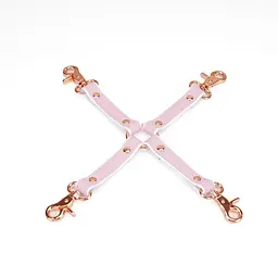 Хрестовина Liebe Seele White Pink Leather Hogtie SX2830 104176