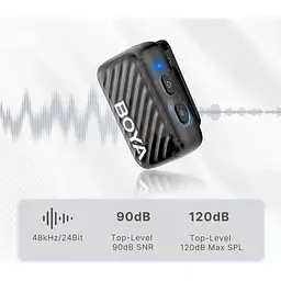 Мікрофонна радіосистема Boya BOYAMIC 2 Type-C with 2 TX + 1 RX + Charging Case [153345] - мініатюра 9