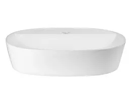 Комплект Qtap Scorpio: Раковина накладна овальна 500x380x120 мм White + Донний клапан PU02 (QT14112202WN47313) - мініатюра 3