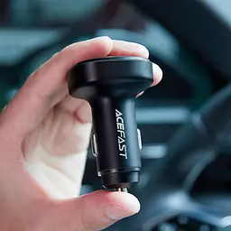 АЗП Acefast B9 PD36W+QC4.0 total 66W (2USB-A/1C) Black - мініатюра 5