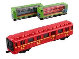 Вагон-метро металл "АВТОПРОМ" в кор. 19,5*5,3*6,7см 7875 - мініатюра 2
