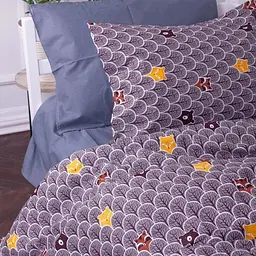 Простирадло MirSon Kids Time Бязь, 17-0526, Fabulous forest grey - мініатюра 6