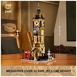Конструктор Pantasy Original - Steampunk Парк Годинникова вежа в стилі стімпанк (85008) - мініатюра 2