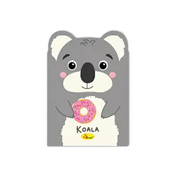 Дитячий блокнот з вушками "Koala" АП-1803-06, 24 сторінки