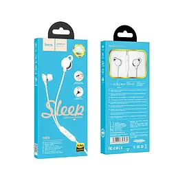 Навушники Hoco Comfortable universal silicone sleeping earphones with mic M89 - мініатюра 4