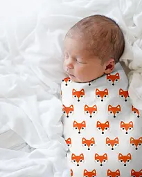 Пелюшки багаторазові Cosas дитячі Fox Paw 2 шт., 80х100 см, білі - мініатюра 5