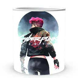 Кухоль GeekLand Cyberpunk 2077 Кіберпанк 2077 вигляд зі спини CY 02.588 330 мл білий - мініатюра 3