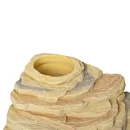Печера Repti-Zoo Leopard Gecko Rock Set 27x16,5x13см (ERS42) з укриттям, мисками і платформою для рептилій - мініатюра 7