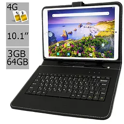 Планшет-телефон Hoozo MT Pad 364 LTE 3/64 Silver + Чохол-клавіатура - мініатюра 2
