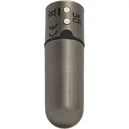 Вібропуля PowerBullet First-Class Bullet 2.5″ з Key Chain Pouch Gun Metal 9 режимів вібрації - мініатюра 4