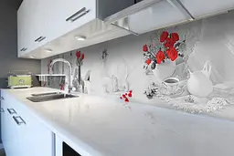 Кухонний фартух самоклеючий Домашній затишок 02 наклейка Париж Ейфелева вежа 60х250 см Happy Pocket Z180356 - мініатюра 2