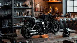 Конструктор Nifeliz Мотоцикл V-Road Street Muscle Bike (NF10348) - мініатюра 7