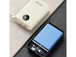 Зовнішній акумулятор (Power Bank) Dudao 20000mAh K14+ 22.5W White (6977196680023) - мініатюра 3